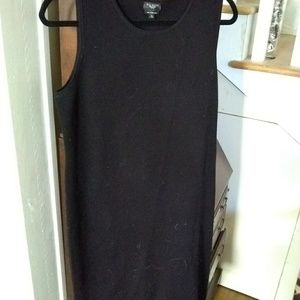 Talbot's sleeveless, wool shift dress